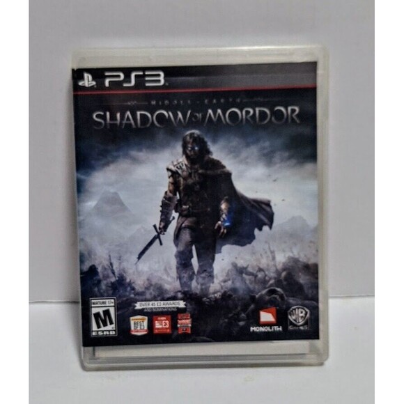 2014 MONOLITH SONY PLAYSTATION 3 PS3 MIDDLE EARTH SHADOW OF MORDOR CIB - Picture 1 of 4